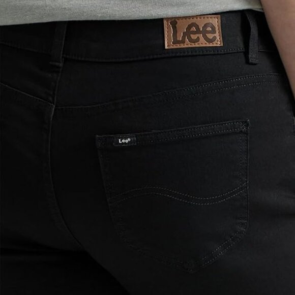 Lee Women's Black Legendary Mid Rise Bootcut Jeans 24W Regular - Picture 8 of 10